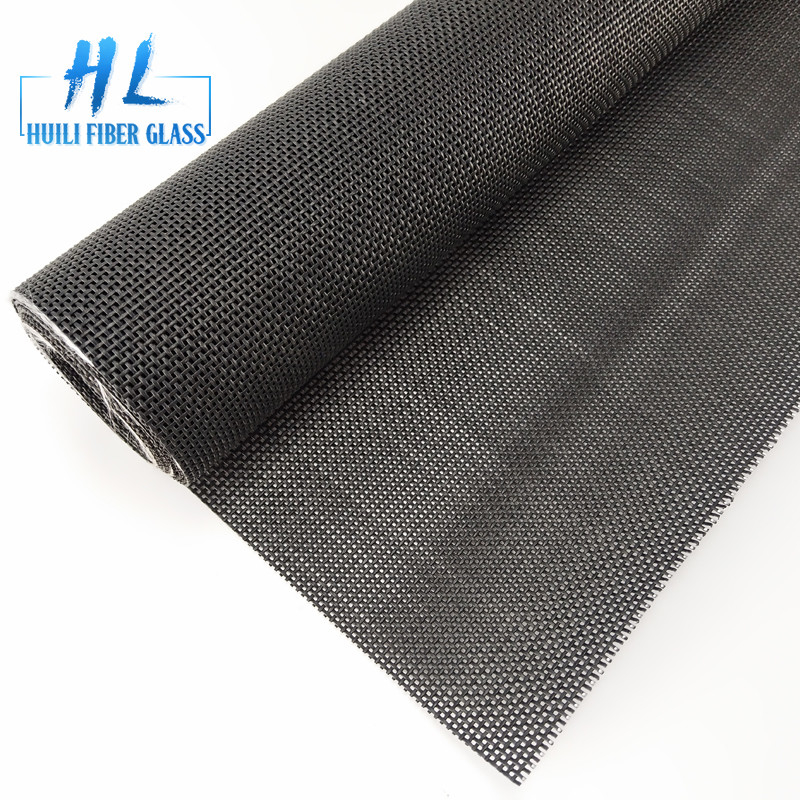 280 g/m2 Czarny poliester sieci ekran rolki 100m Długość 15x11 liczba sieci z 0,35mm średnicy drutu
