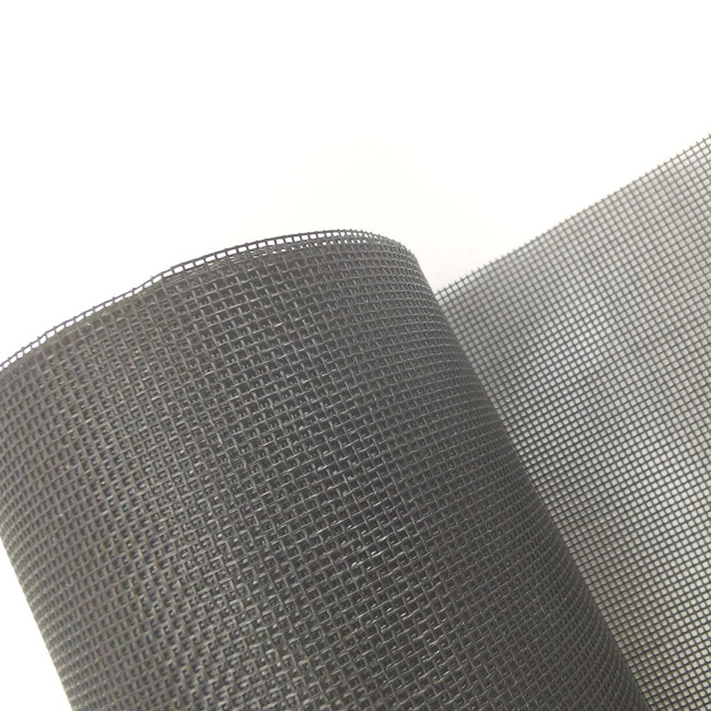 Czarny i szary PET Mesh Screen 0,35 mm Prężnica drutu 30m-100m Długość 280g/m2-360g/m2 Waga
