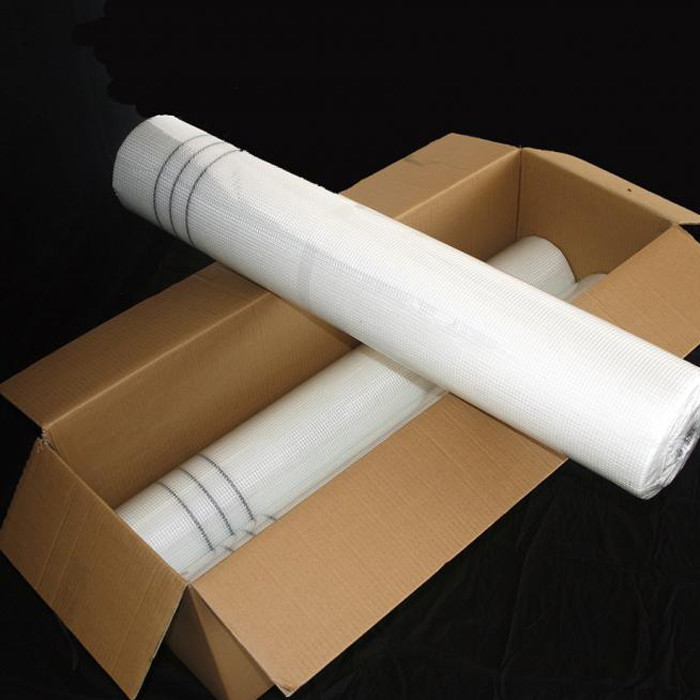 Kwadrat 4*4mm Białe Szklane Włókno Sieci Szklane Włókno Gips Mesh Roll Do Izolacji ścian I naprawy