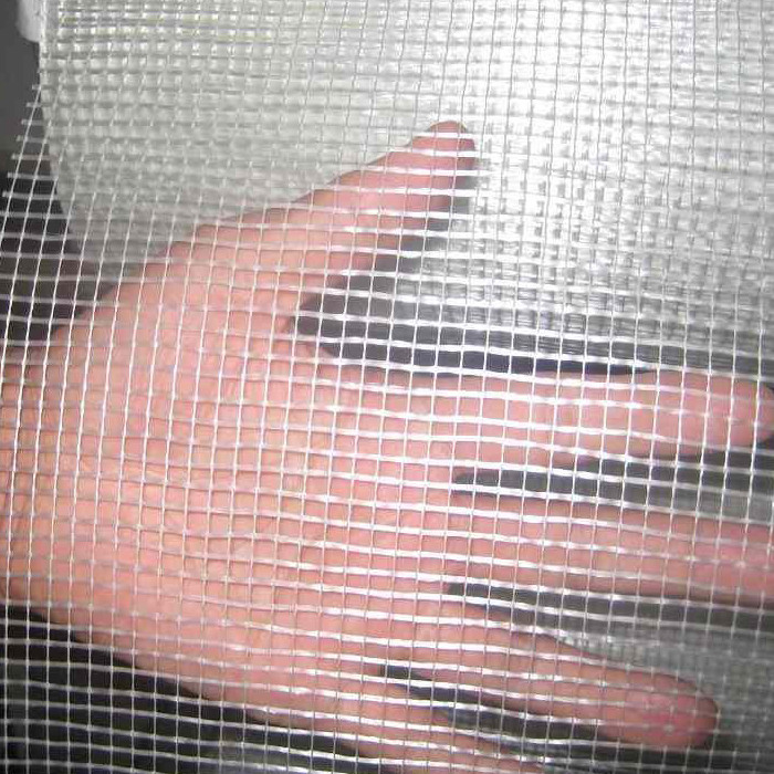 Kwadrat 4*4mm Białe Szklane Włókno Sieci Szklane Włókno Gips Mesh Roll Do Izolacji ścian I naprawy