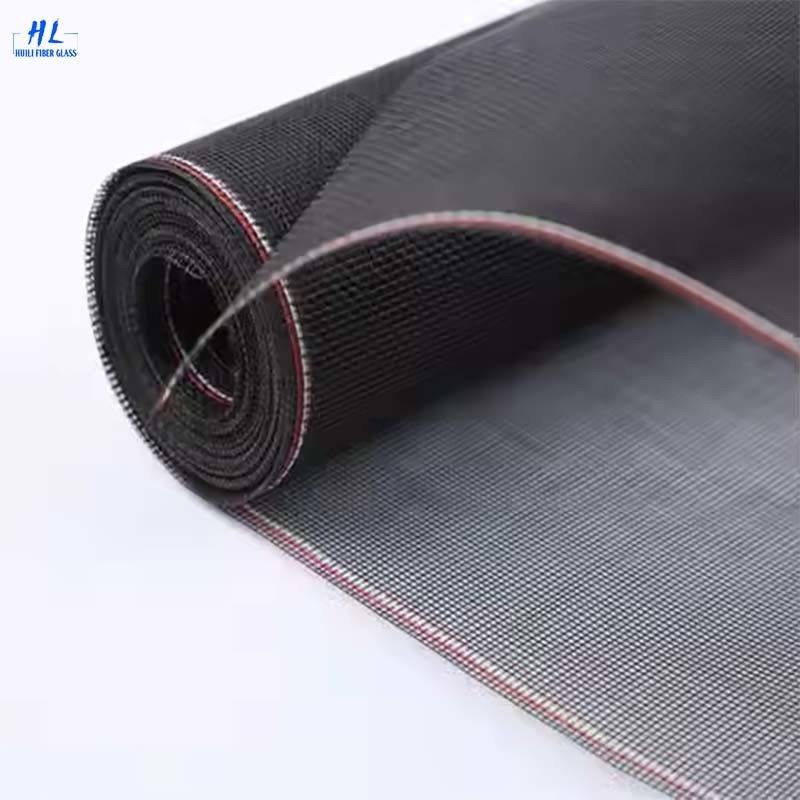 Plain Woven Fiberglass Bug Screen Gray Black White Blue Fiberglass mosquito net roll Durable Insect Protection Mesh Idealny do zastosowań komercyjnych