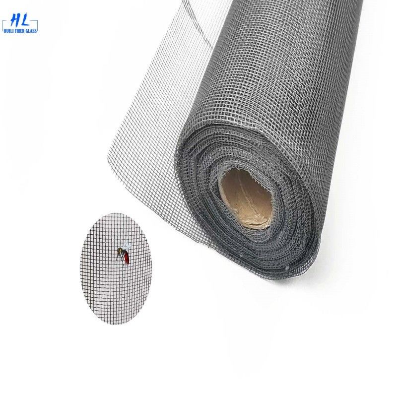 Plain Woven Fiberglass Bug Screen Gray Black White Blue Fiberglass mosquito net roll Durable Insect Protection Mesh Idealny do zastosowań komercyjnych