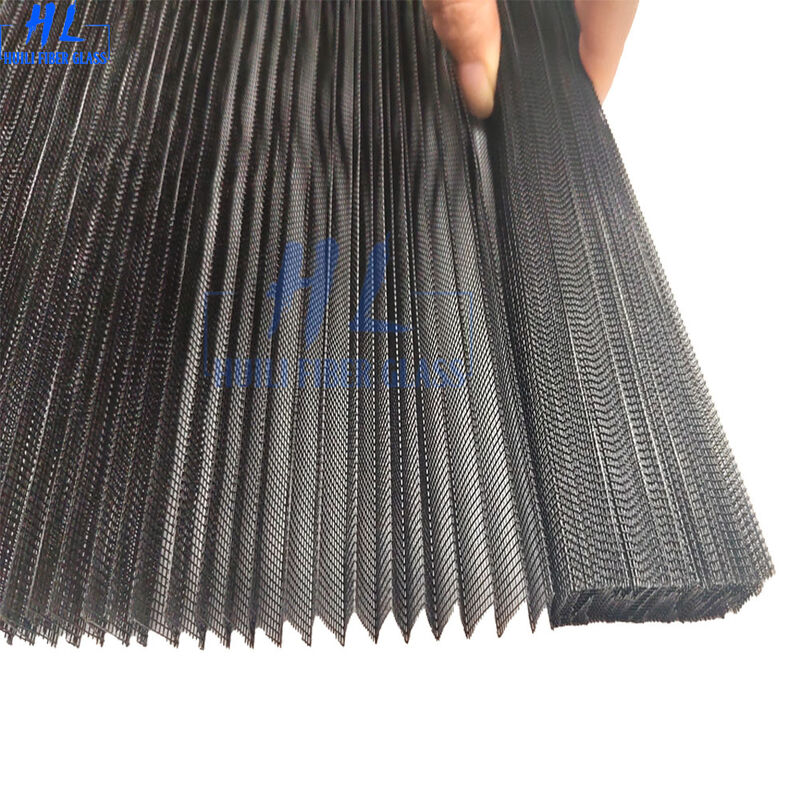 Moskitiera plisowana - dostawcy Szerokość 3m Plisowana moskitiera Łatwa do czyszczenia Wykonana w 100 procentach z materiału poliestrowego Odpowiednia do drzwi wewnętrznych