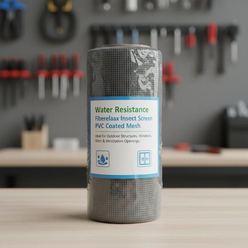 Odporność na wodę Włókno szklane Szkło przeciw owadom PVC pokryte siatką Idealne do konstrukcji zewnętrznych Okna drzwi i otwory wentylacyjne