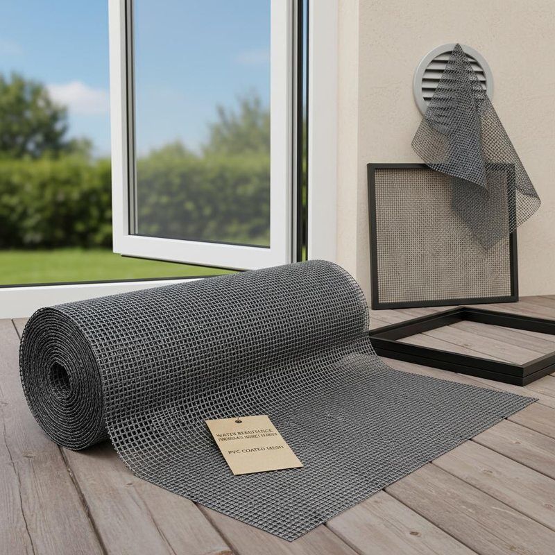 Odporność na wodę Włókno szklane Szkło przeciw owadom PVC pokryte siatką Idealne do konstrukcji zewnętrznych Okna drzwi i otwory wentylacyjne