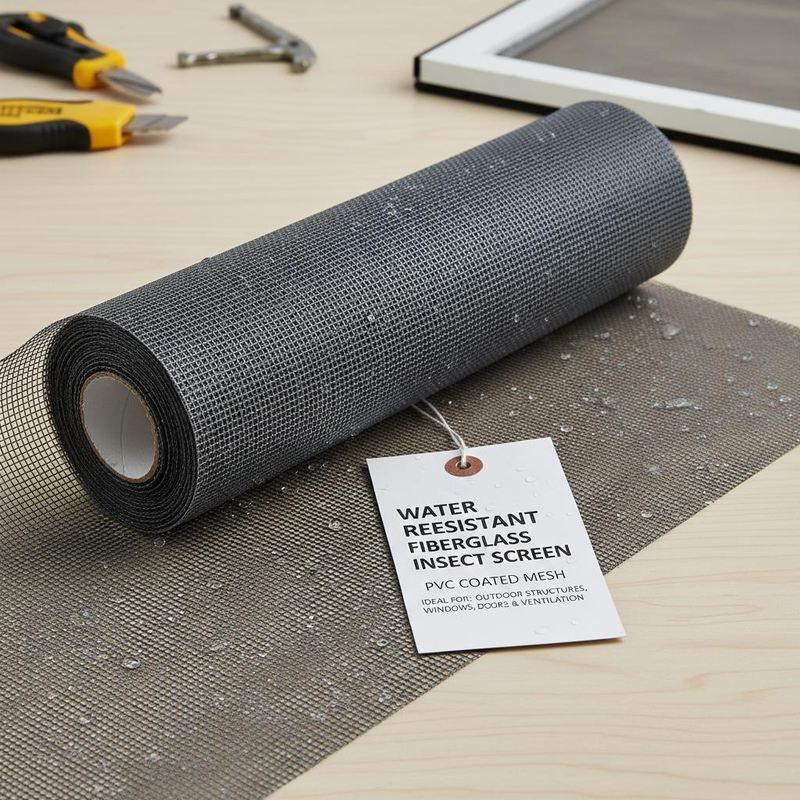 Odporność na wodę Włókno szklane Szkło przeciw owadom PVC pokryte siatką Idealne do konstrukcji zewnętrznych Okna drzwi i otwory wentylacyjne