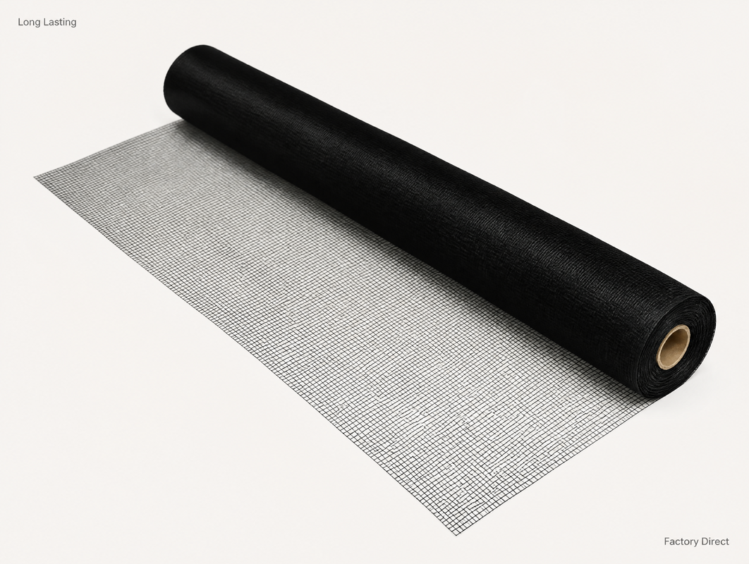 Plain Woven Fiberglass Insect Screen Oferta Wytrzymałość na rozciąganie ≥200N Custom Logo Wysokiej wytrzymałości siatka do drzwi i okien