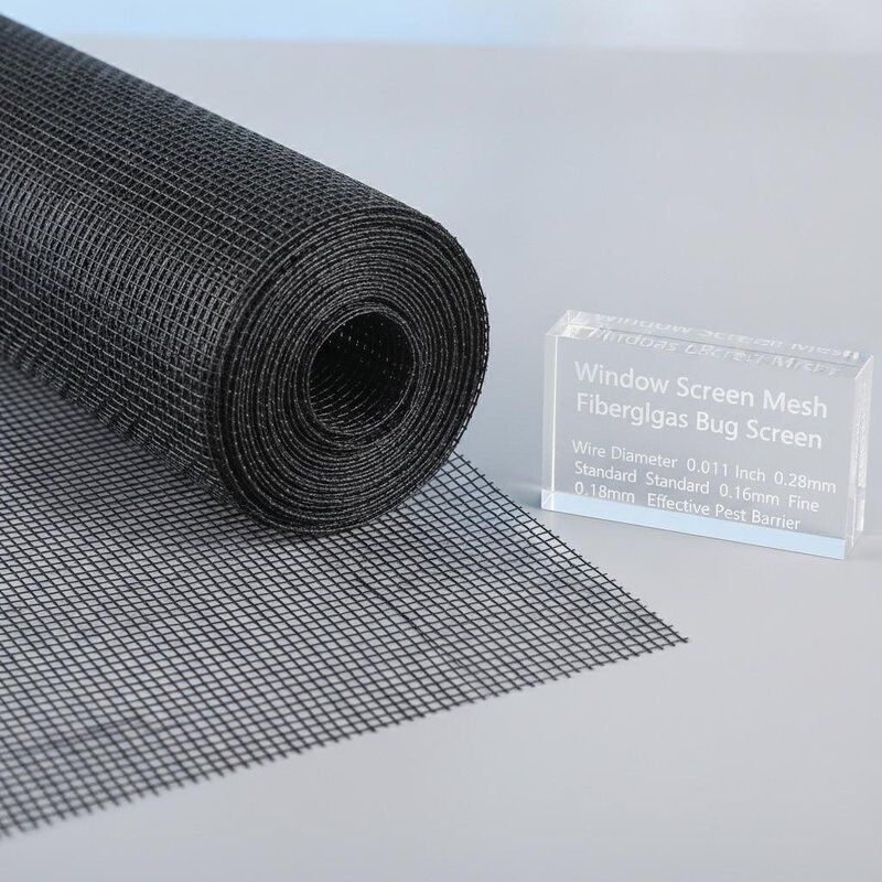 Window Screen Mesh Fiberglass Bug Screen Wire Diameter 0.011 Inch 0.28mm Standard 0.16mm Fine 0.18mm Effective Pest Barrier