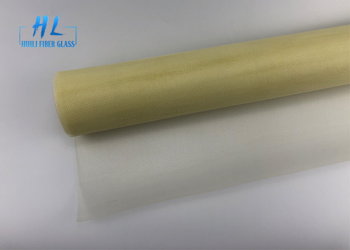 18 * 16 siatki 120G okno z włókna szklanego z kolorami żółtym i szarym