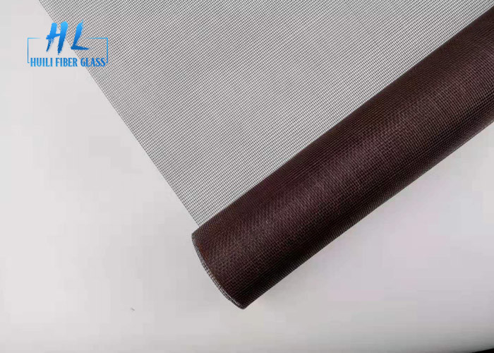 4ft * 100 stóp Brązowy Kolorowy ekran z włókna szklanego Zwykły splot Pyłoszczelny