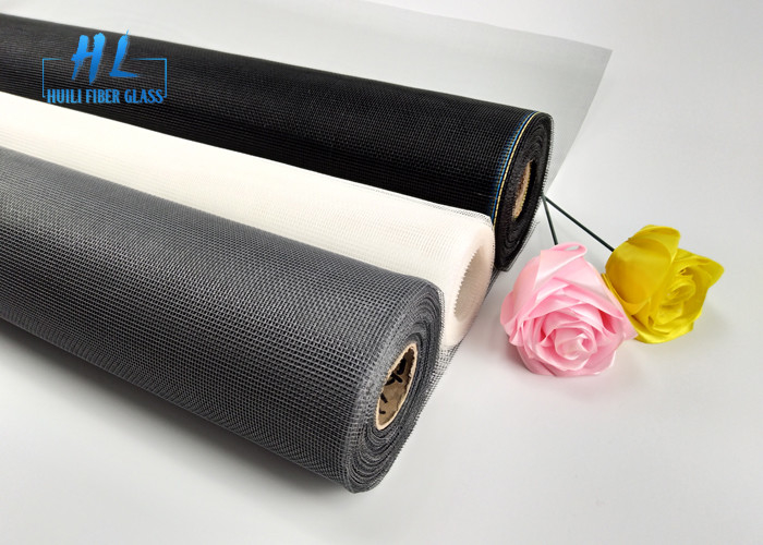 Plain Weave Fiberglass Mosquito Mesh 33 Tex zapobiega brudzie Czarny 0.6m-3.2m