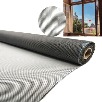Zamówione PVC powlekane komary Proof Window Screen Do drzwi sypialni pomarańczowe powleczone