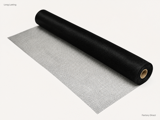 Plain Woven Fiberglass Insect Screen Oferta Wytrzymałość na rozciąganie ≥200N Custom Logo Wysokiej wytrzymałości siatka do drzwi i okien